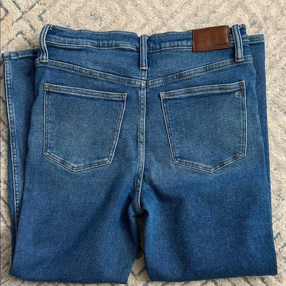 Madewell Women's Skinny Jeans in Deep Blue - Picture 6 of 10